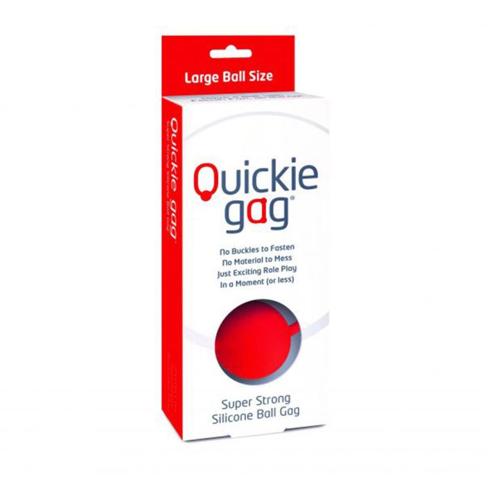 Quickie Gag Large Ball - Red - USQGBALLR
