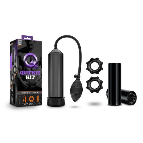 QUICKIE KIT THICK COCK BLACK - BN50115
