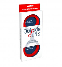 QUICKIE CUFFS RED LARGE - CREUSQCLR