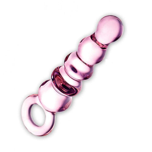 GLAS QUINTESSENCE BEADED ANAL SLIDER - ELGLAS69