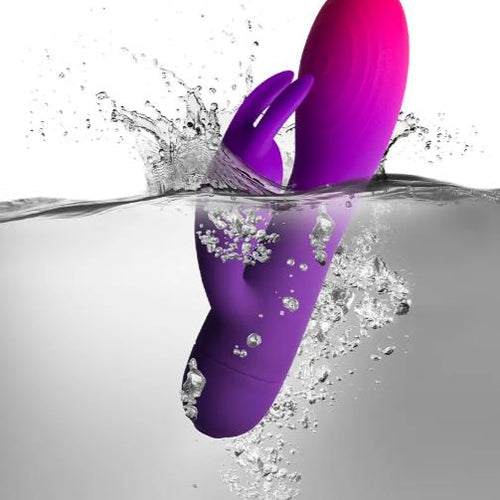 GLO-GIRL RABBIT PINK/PURPLE - RO10RABBPP