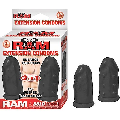 RAM EXTENSION CONDOMS BLACK