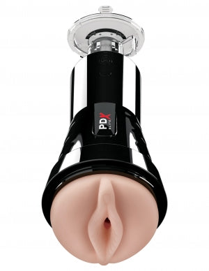PDX ELITE COCK COMPRESSOR VIBRATING STROKER - PDRD509