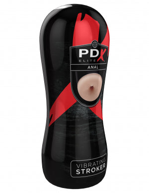 PDX ELITE VIBRATING ANAL STROKER - PDRD522