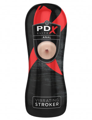 PDX ELITE VIBRATING ANAL STROKER - PDRD522