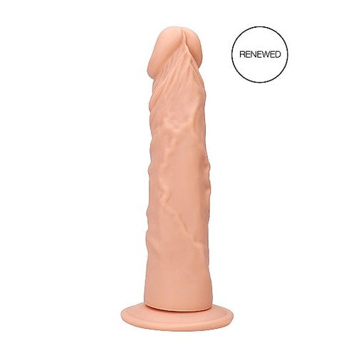 REALROCK 8IN DONG FLESH W/O TESTICLES - SHTREA099FLE