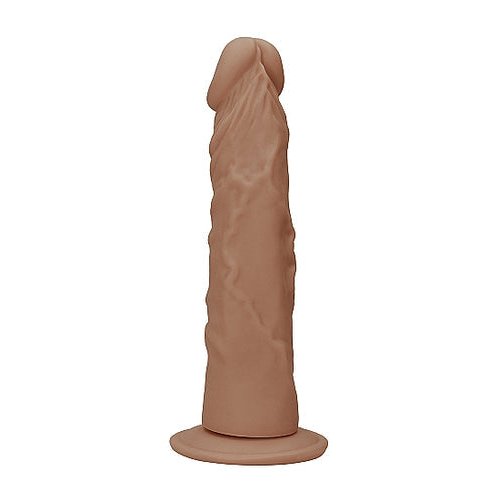 REALROCK 8IN DONG TAN W/O TESTICLES - SHTREA099TAN