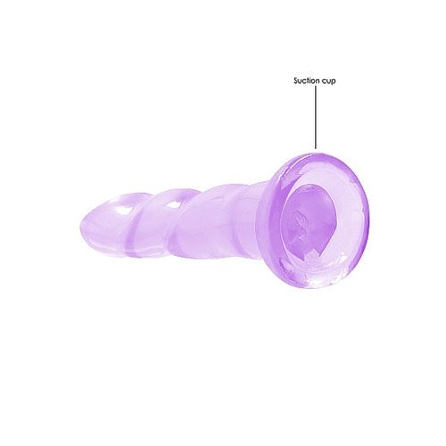 REALROCK NON REALISTIC DILDO W SUCTION CUP 7IN PURPLE - SHTREA110PUR