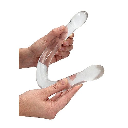 REALROCK NON REALISTIC DOUBLE DONG 17IN TRANSPARENT - SHTREA112TRA
