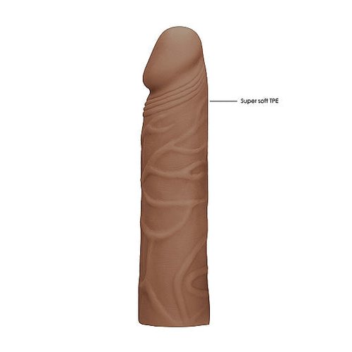 REALROCK PENIS SLEEVE 7IN TAN - SHTREA104TAN