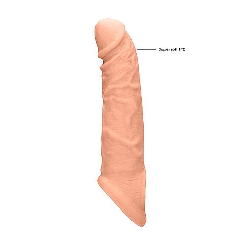 REALROCK PENIS SLEEVE 8IN FLESH - SHTREA106FLE