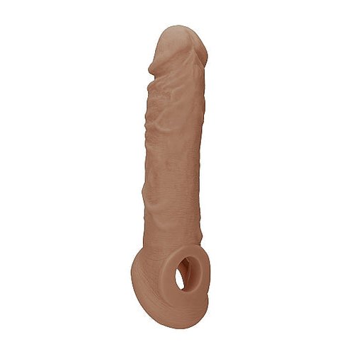 REALROCK PENIS SLEEVE 8IN TAN - SHTREA106TAN