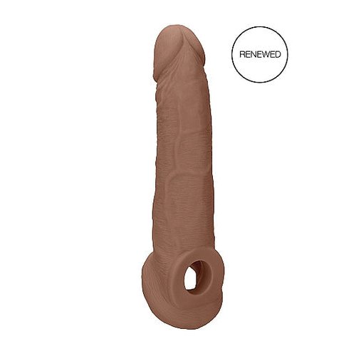 REALROCK PENIS SLEEVE 9IN TAN - SHTREA107TAN