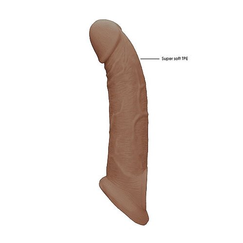 REALROCK PENIS SLEEVE 9IN TAN - SHTREA107TAN
