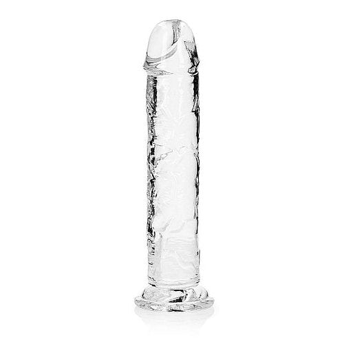 REALROCK REALISTIC STRAIGHT DILDO 11IN TRANSPARENT - SHTREA156TRA