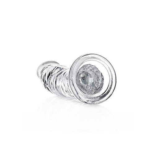 REALROCK SLIM DILDO 6IN TRANSPARENT - SHTREA141TRA