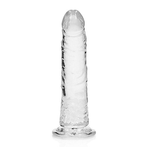 REALROCK SLIM DILDO 7IN TRANSPARENT - SHTREA142TRA