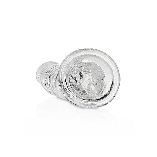REALROCK SLIM DILDO 7IN TRANSPARENT - SHTREA142TRA