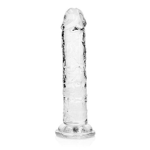 REALROCK STRAIGHT REALISTIC 6 IN DILDO TRANSPARENT - SHTREA150TRA