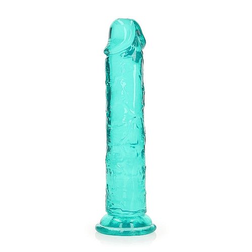 REALROCK STRAIGHT REALISTIC 7 IN DILDO TURQUOISE - SHTREA152TUR