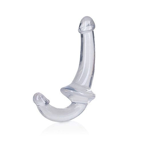 REALROCK STRAPLESS STRAP ON 6IN TRANSPARENT - SHTREA157TRA