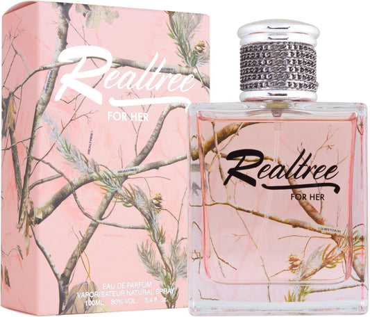REALTREE FOR HER 3.4OZ, WOMEN'S PERFUME, EDP-Pinkfoxxx