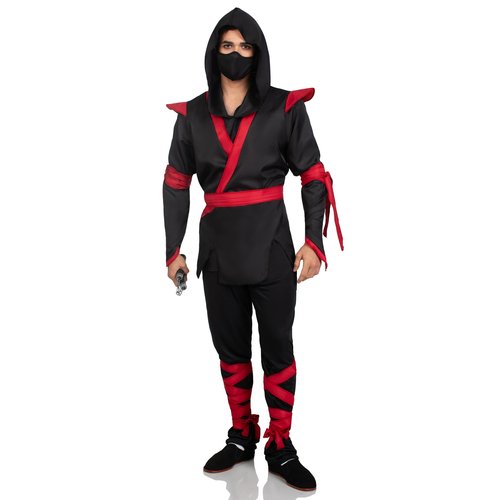 Red Dragon Ninja Couple's Costume - 85401-85653-dragon-ninja-couples-costume