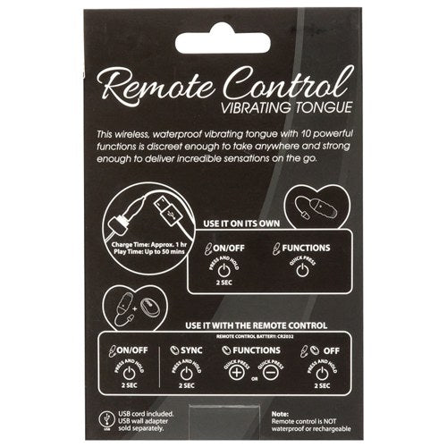 Remote Control Vibrating Tongue-Pink