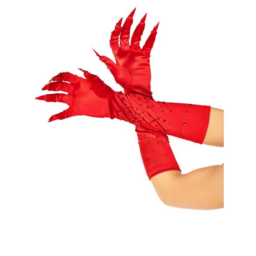 Rhinestone Claw Gloves - A2918     00122