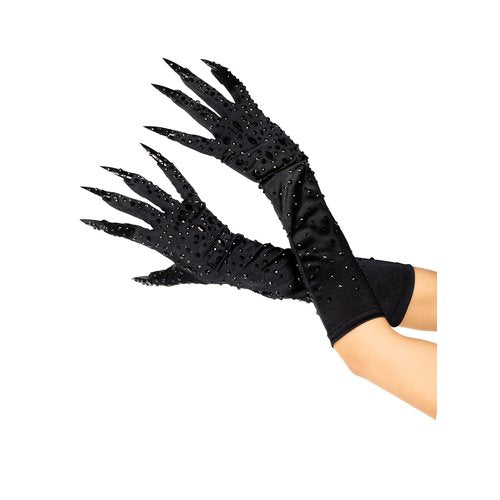 Rhinestone Claw Gloves - A2918     00122