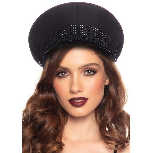 Rhinestone Festival Officer Hat - A2037     00122