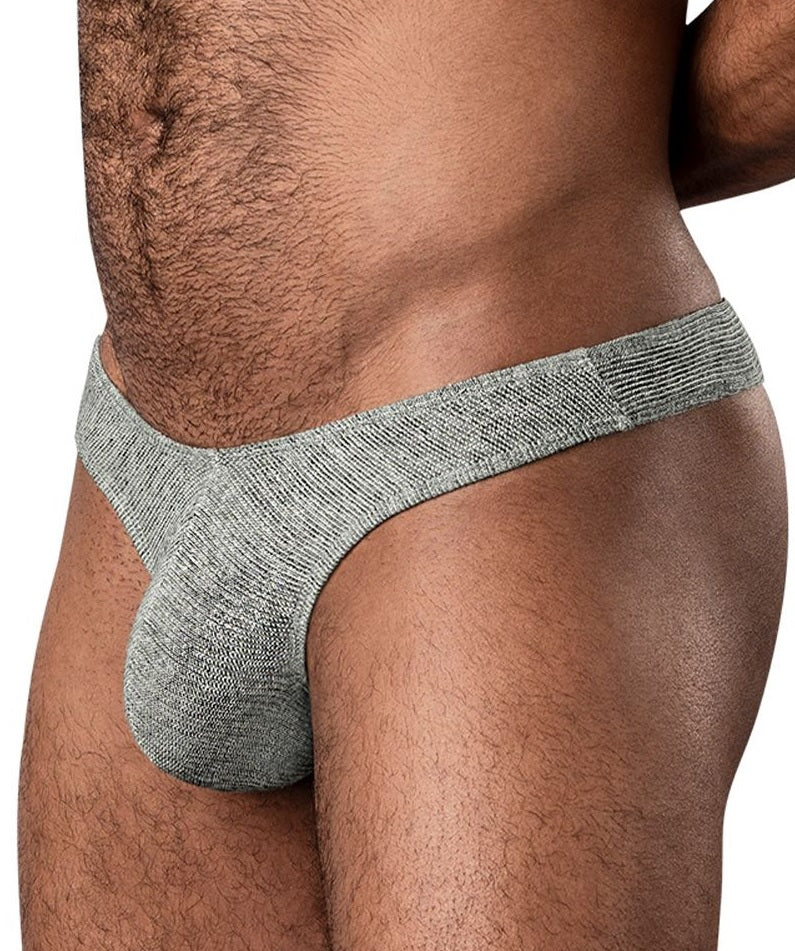 RIBBED & READY THONG GREY L/XL - MP442915GYLX