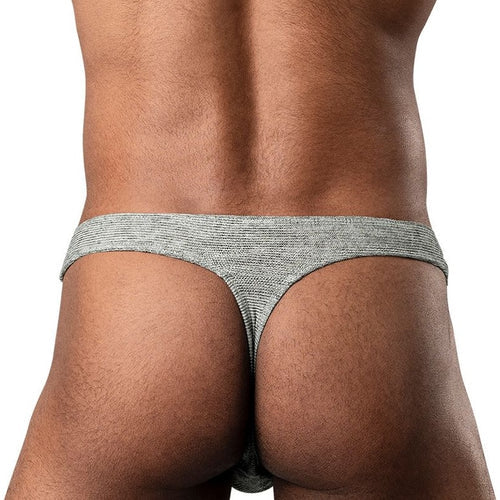 RIBBED & READY THONG GREY L/XL - MP442915GYLX