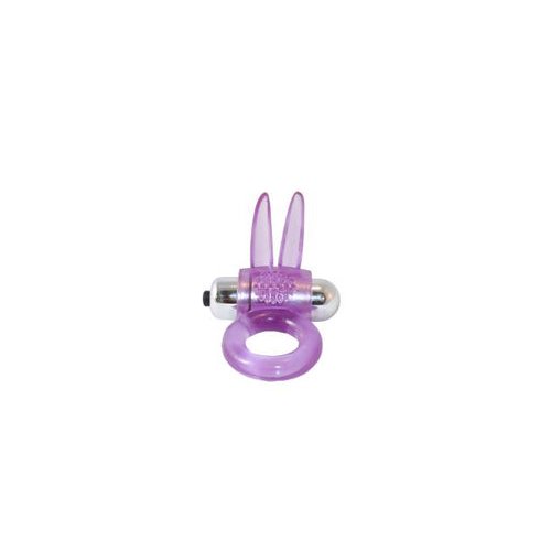 RIBBIDY RABBIT VIBRATING COCK RING-PURPLE - SIN62311