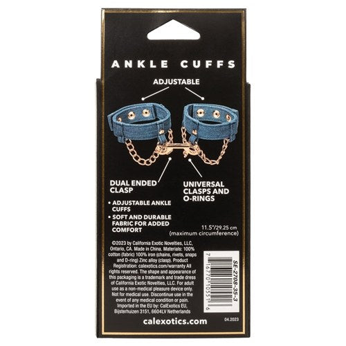 Ride 'Em Premium Denim Collection Ankle Cuffs