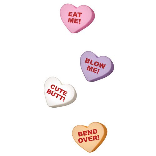 RISQUE HEARTS 24PC DISPLAY
