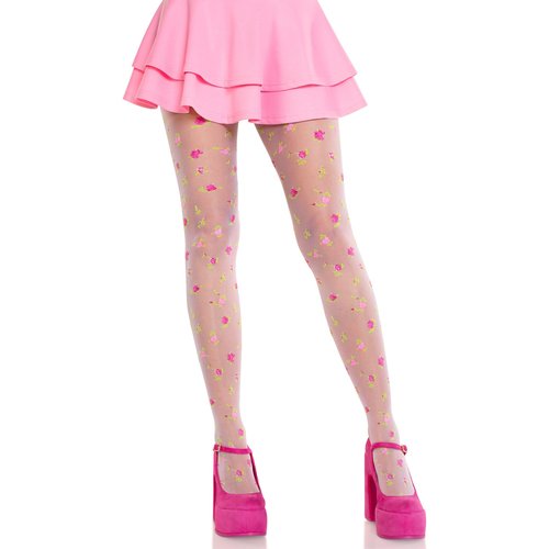 Rosette Sheer Tights - 9242      10122