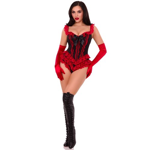 Ruffle Bodysuit with Boning - 87290     01325