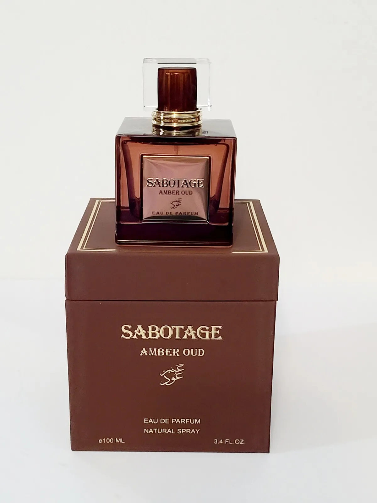 SABOTAGE AMBER OUD 3.4OZ, UNISEX, EDP