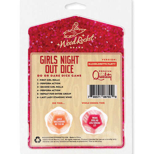GIRLS NIGHT OUT DICE (NET) - WRDGM003
