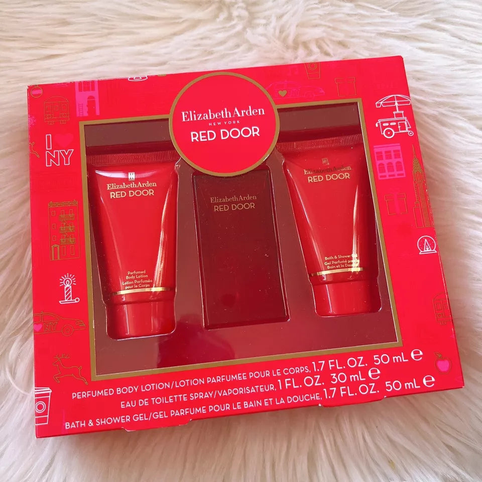 RED DOOR 3PCS SET, WOMEN'S GIFT SET