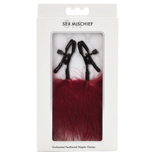 S&M Enchanted Feather Nipple Clamps