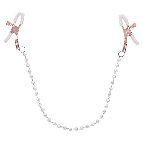 S&M Peaches Ôn CreaMe Pearl Nipple Clamps