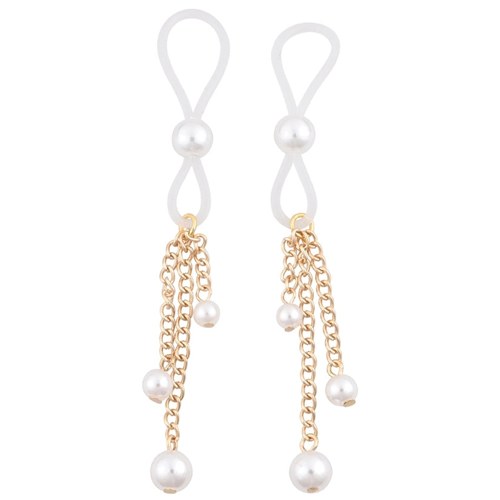 S&M Pearl Nipple Ties