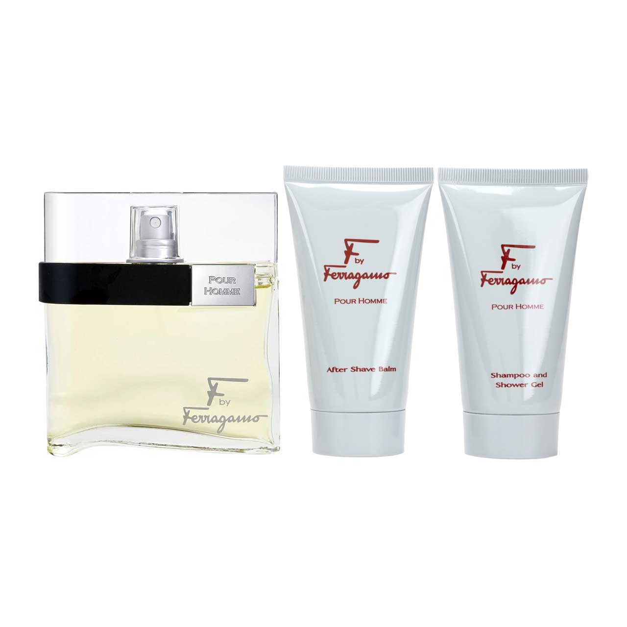 SALVATORE FERRAGAMO-F 3PC SET, MEN'S GIFT SET, EDT