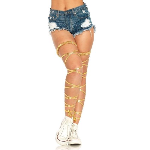 Sara Lamé Garter Leg Wraps - 1938      02622
