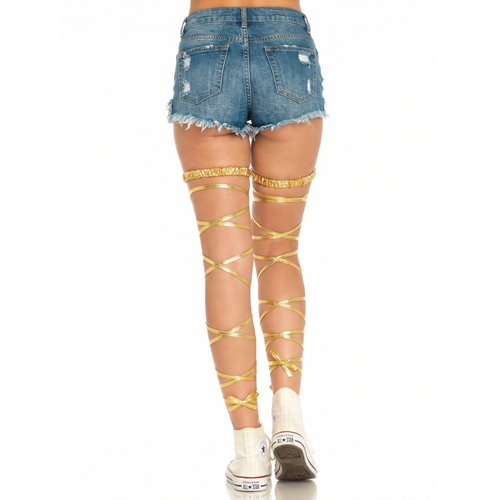 Sara Lamé Garter Leg Wraps - 1938      02622