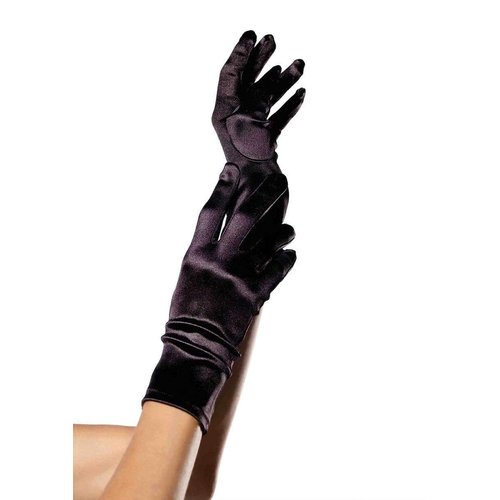Satin Wrist Length Costume Gloves - 2B        00222