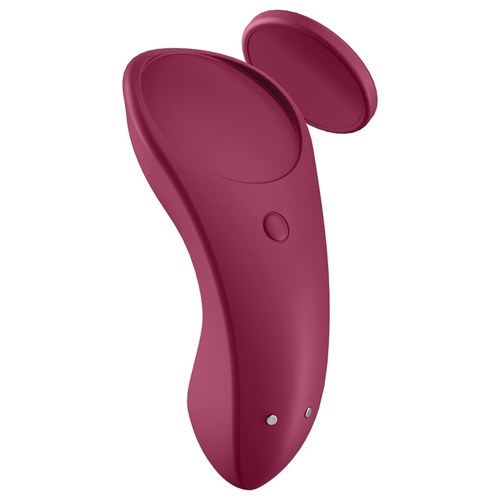 Satisfyer Sexy Secret Panty Vibrator-Wine Red