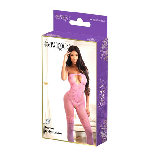 DREAM BODYSTOCKING PINK/PURPLE - SAVSB203